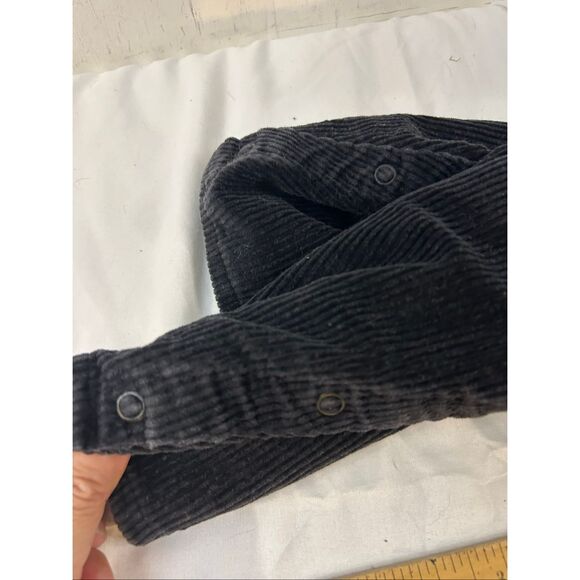 Oshkosh corduroy black red jumper 3t snap legs vintage (paper tag) embroidered f - Picture 7 of 7